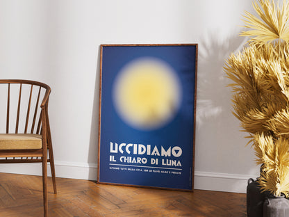 Manifesto chiaro di luna