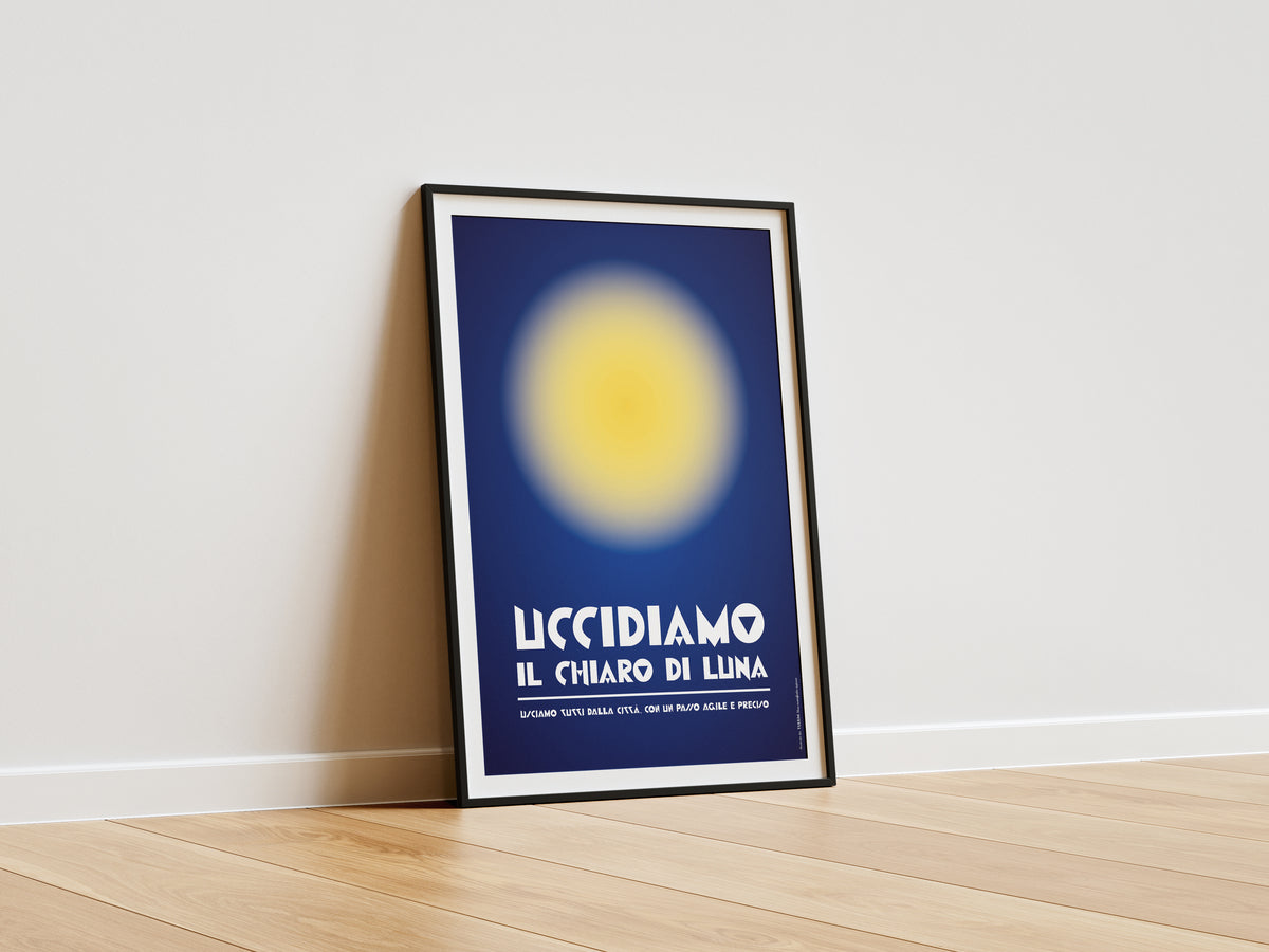 Manifesto chiaro di luna