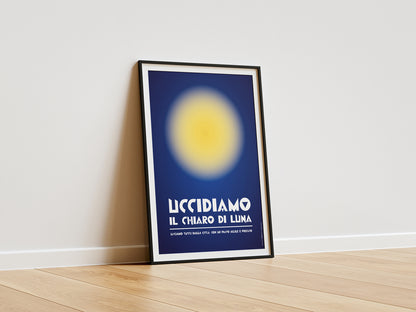 Manifesto chiaro di luna