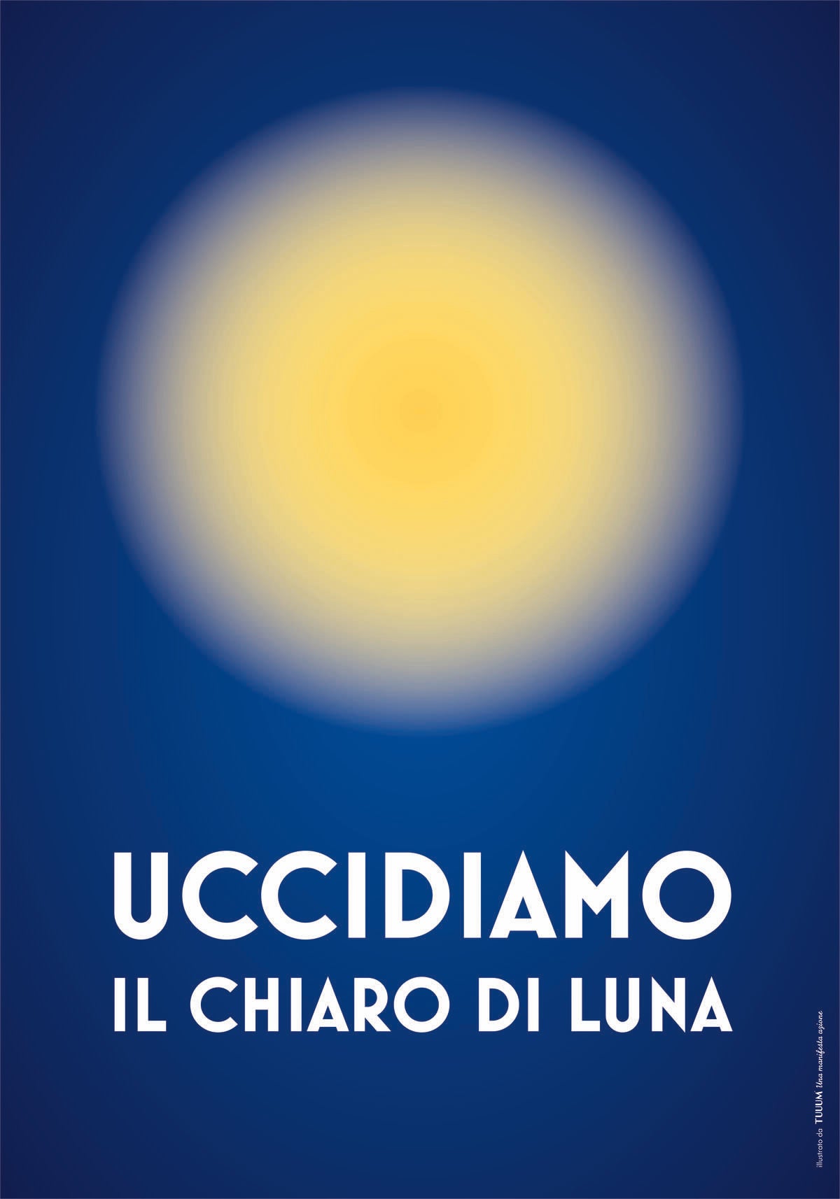 Manifesto chiaro di luna